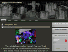 Tablet Screenshot of canyontrailcemetery.com